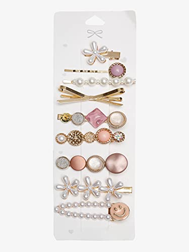 5pc Hair Pins & Clips Combo Set, Colourful Accessories